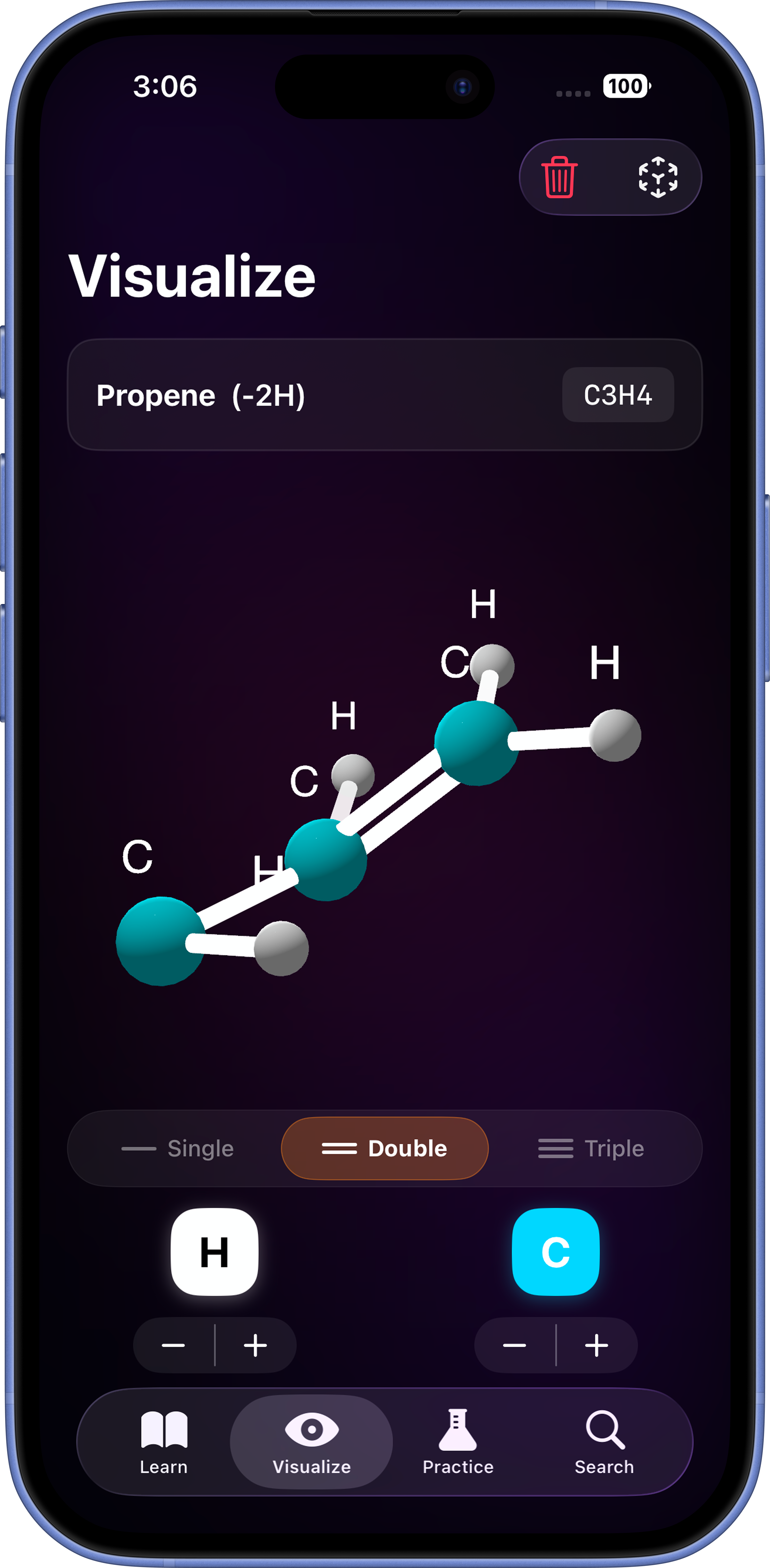 Visualize Tab
